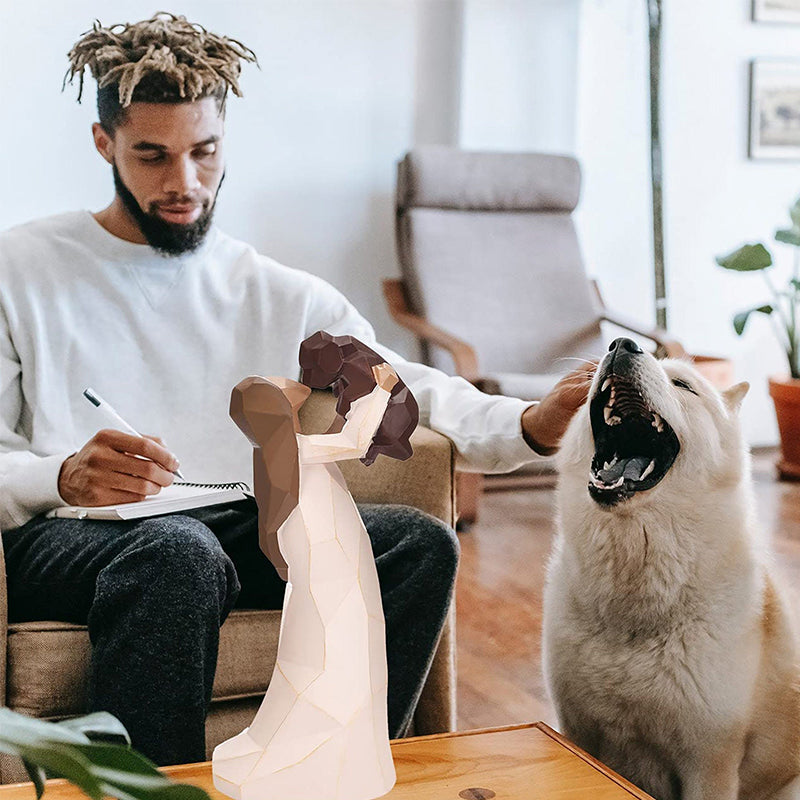 Engel der Freundschaft Hund Monument Figur