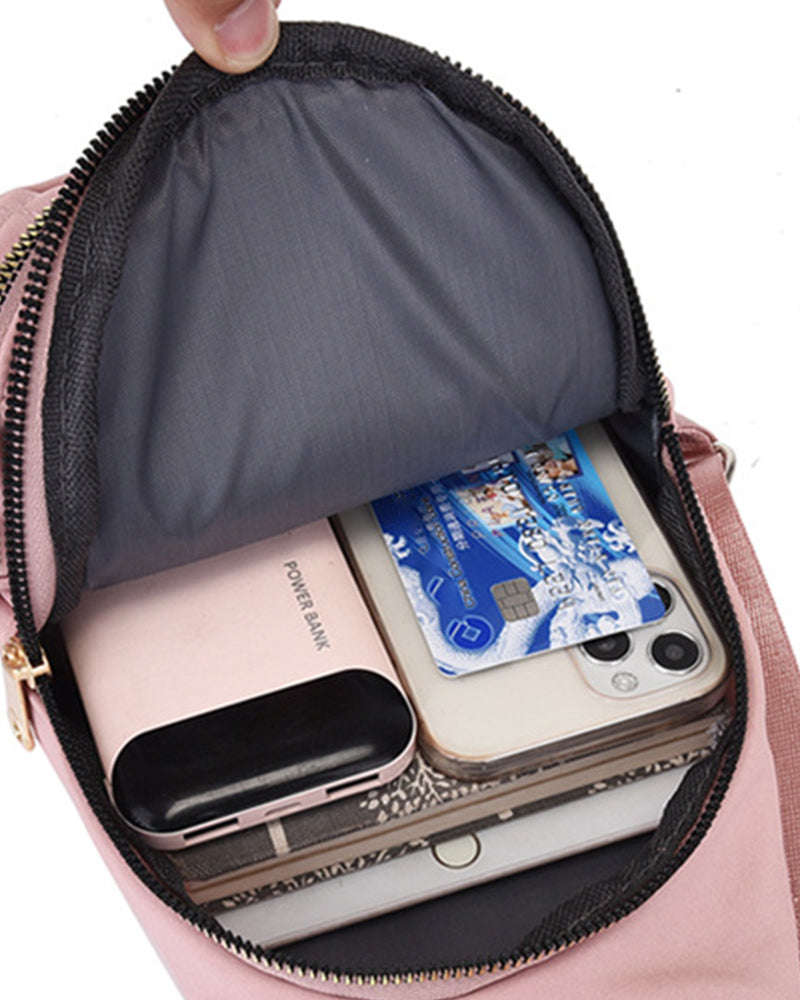 🔥Letzter Tag 49% Rabatt🏆️Anti-Diebstahl Solid Farbe Crossbody Tasche für die tägliche Reise