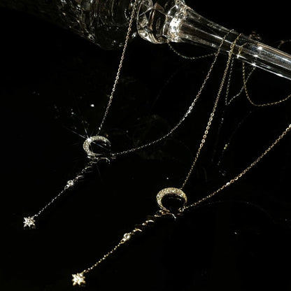 Stern Mond Halskette