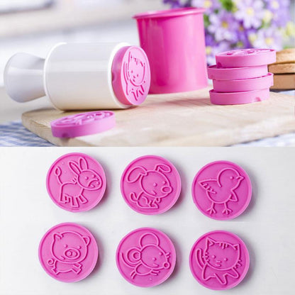 Antihaft-Keksstempel und Messer(5 Stile im Set)