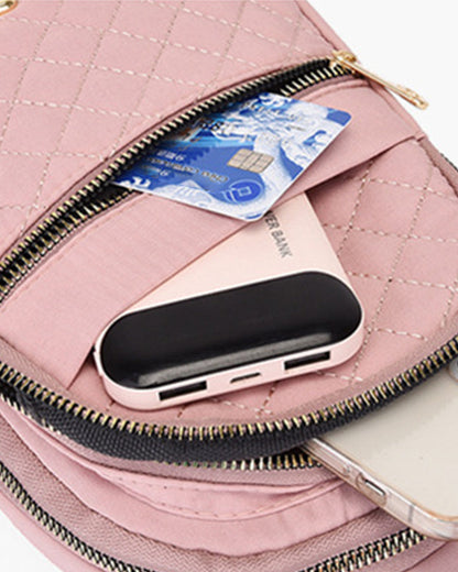 🔥Letzter Tag 49% Rabatt🏆️Anti-Diebstahl Solid Farbe Crossbody Tasche für die tägliche Reise