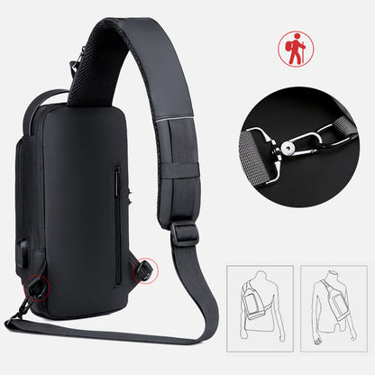 Lässige Multifunktionale Diebstahlsichere Brusttasche für Herren
