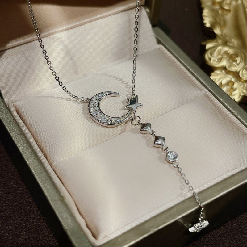Stern Mond Halskette
