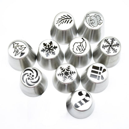 Weihnachts-Düsen-Set (10 PCS）)