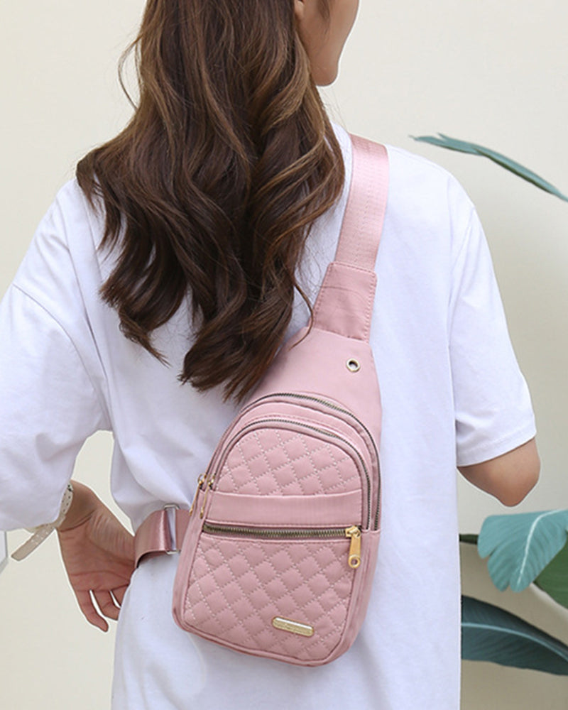 🔥Letzter Tag 49% Rabatt🏆️Anti-Diebstahl Solid Farbe Crossbody Tasche für die tägliche Reise