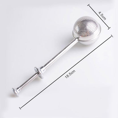 Rundes kugelförmiges Teleskop-Teesieb