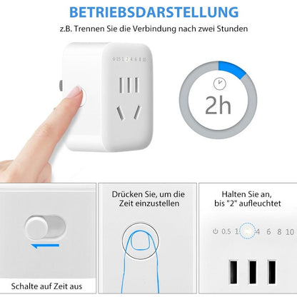 Mechanischer Timer für Steckdose