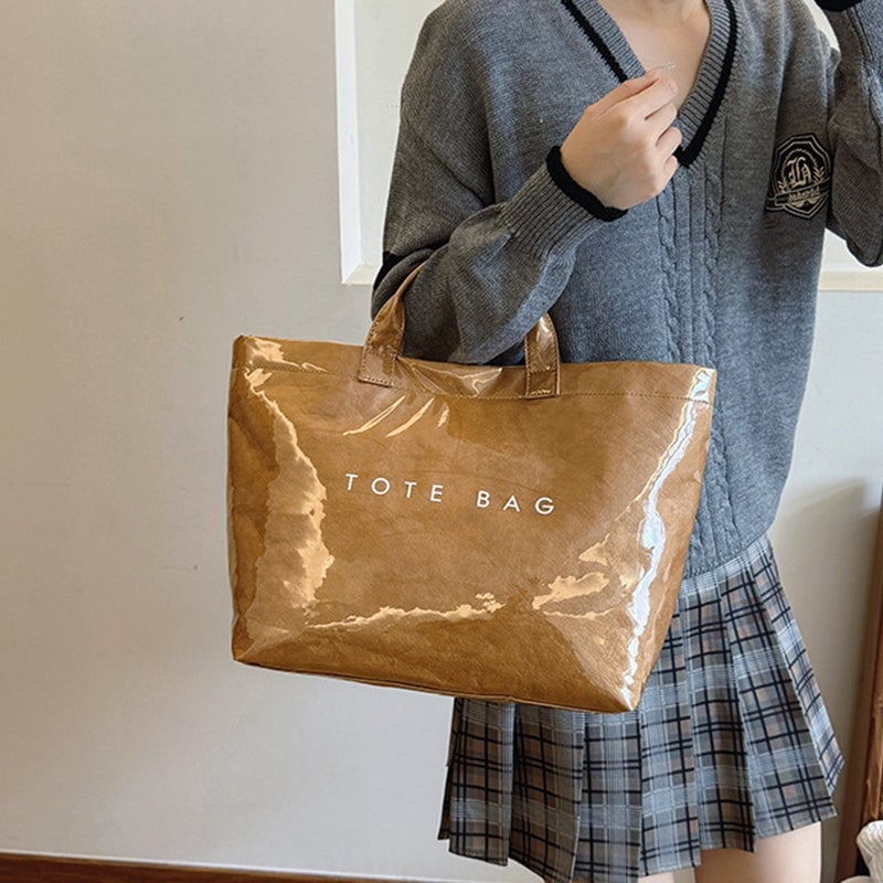 Damen Tasche mit Buchstaben-Print