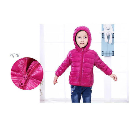 Ultraleichte Daunenjacke Hoodie Unisex 8 Farben