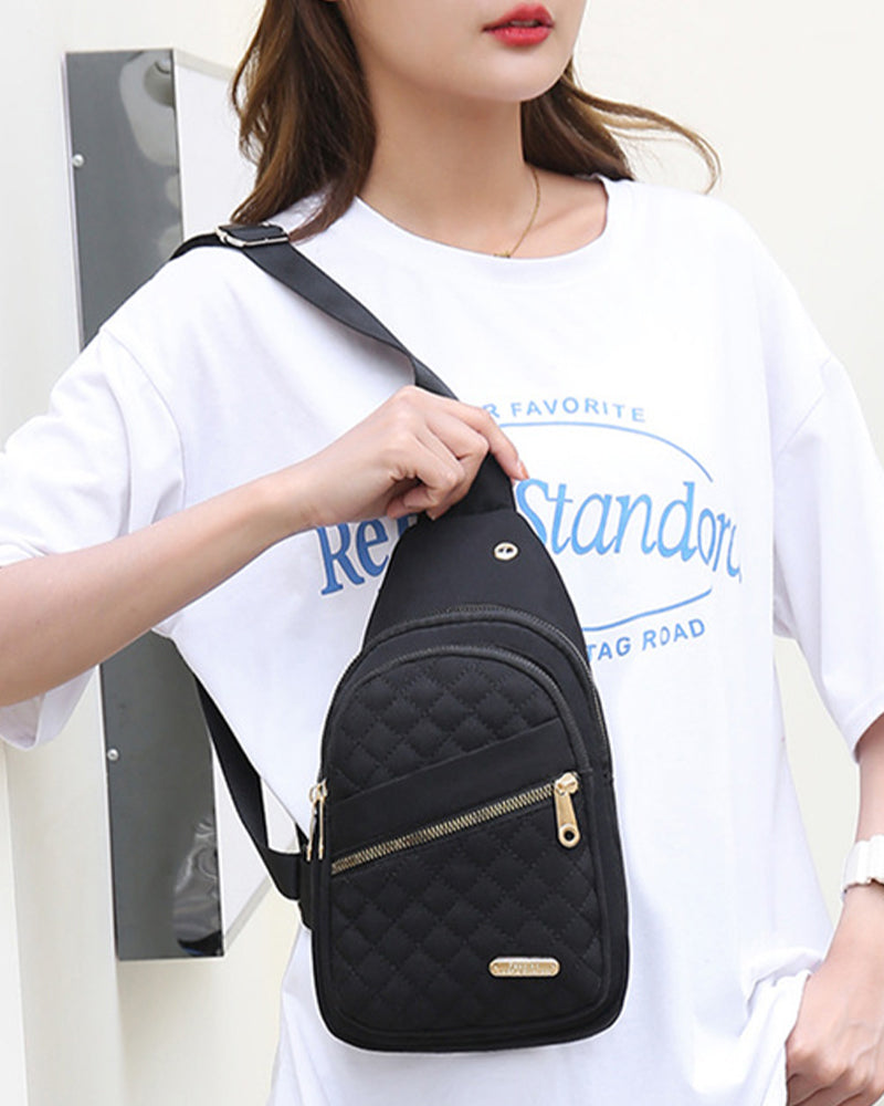 🔥Letzter Tag 49% Rabatt🏆️Anti-Diebstahl Solid Farbe Crossbody Tasche für die tägliche Reise