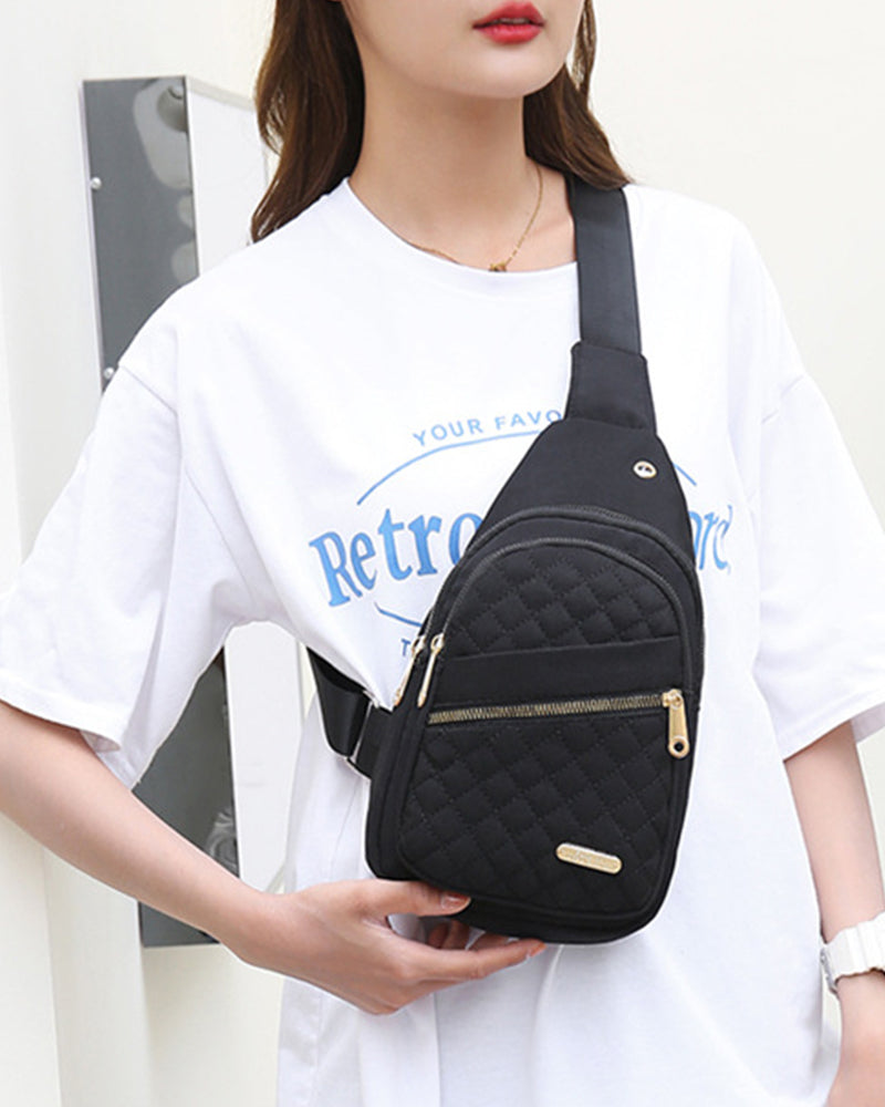 🔥Letzter Tag 49% Rabatt🏆️Anti-Diebstahl Solid Farbe Crossbody Tasche für die tägliche Reise