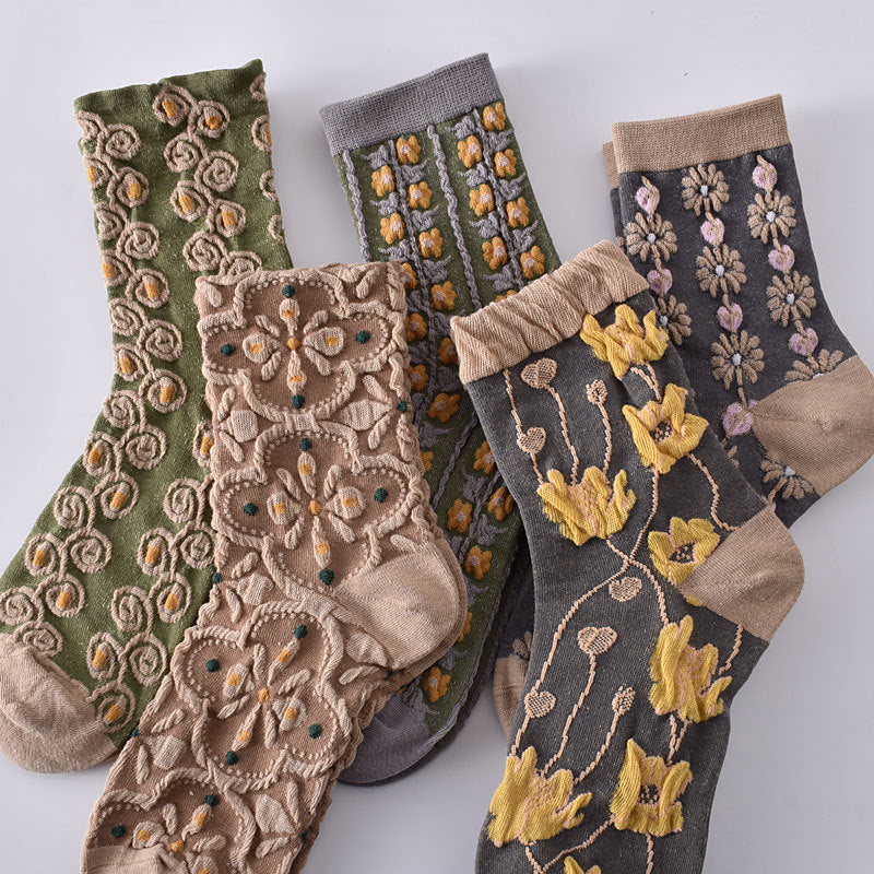 Modische Socken aus Baumwolle