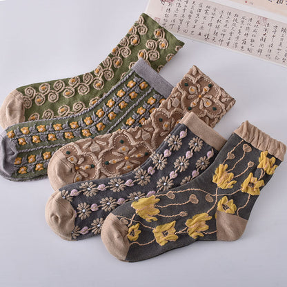 Modische Socken aus Baumwolle