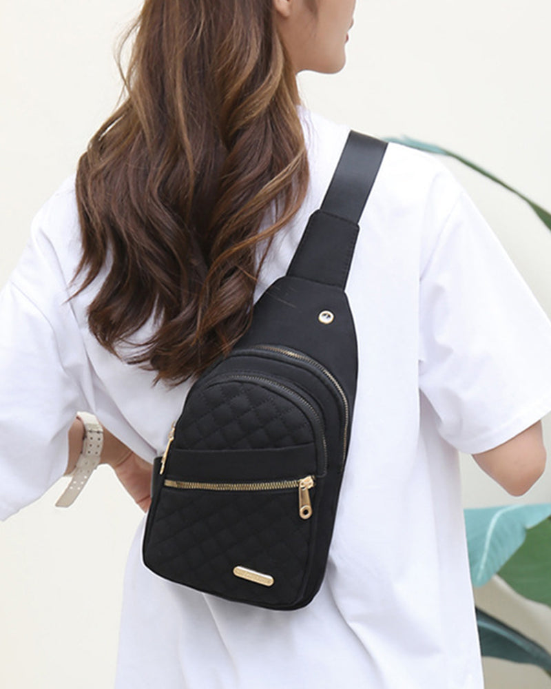 🔥Letzter Tag 49% Rabatt🏆️Anti-Diebstahl Solid Farbe Crossbody Tasche für die tägliche Reise