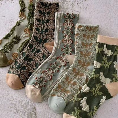 Modische Socken aus Baumwolle
