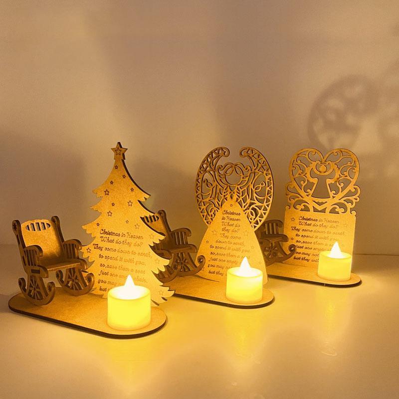 🔥LETZTER TAG DES AUSVERKAUFS 48% RABATT🔥Weihnachtsdekoration aus Holz