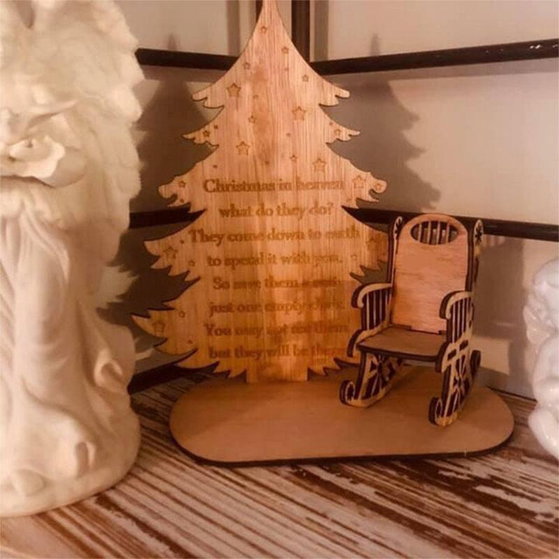 🔥LETZTER TAG DES AUSVERKAUFS 48% RABATT🔥Weihnachtsdekoration aus Holz