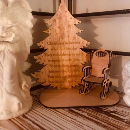 🔥LETZTER TAG DES AUSVERKAUFS 48% RABATT🔥Weihnachtsdekoration aus Holz