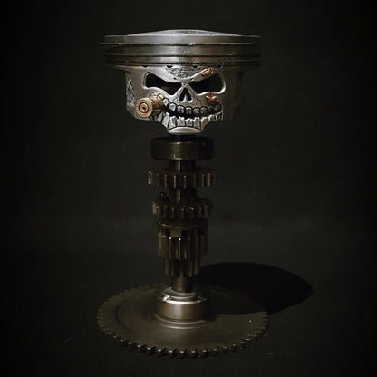 Schädel-Gesicht Skulptur Metallkunst Verzierung