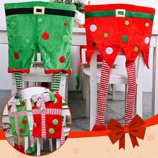 Weihnachtselfen Stuhlrückendekorationen