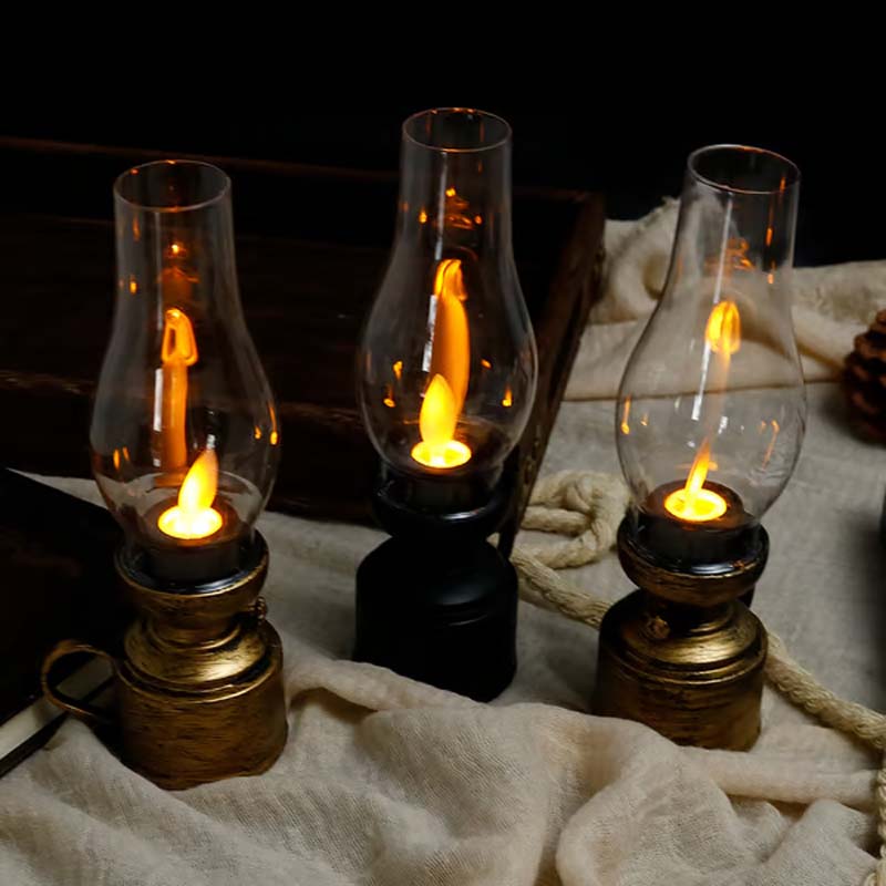 ✨🕯️Elektronische LED-Vintage-Petroleumlampe