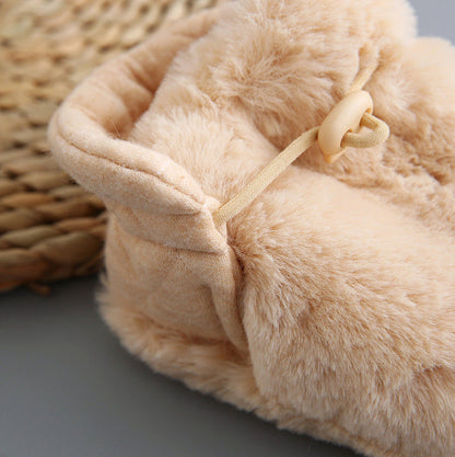 Baby Karikatur-Plüsch-Baumwollschuhe