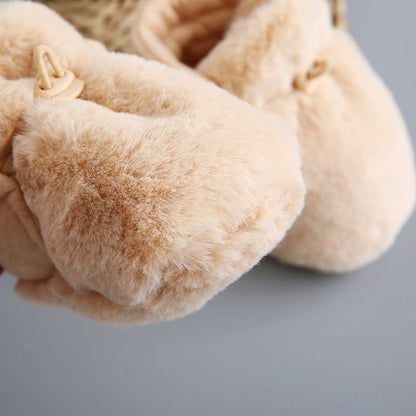 Baby Karikatur-Plüsch-Baumwollschuhe