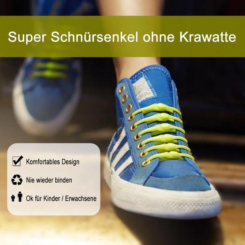 Einfache Schnürsenkel (Einheitsgröße)12 PCS SET