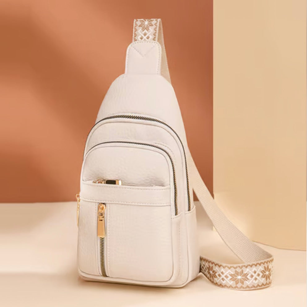 🔥Letzter Tag 49% Rabatt🏆️Anti-Diebstahl Solid Farbe Crossbody Tasche für die tägliche Reise