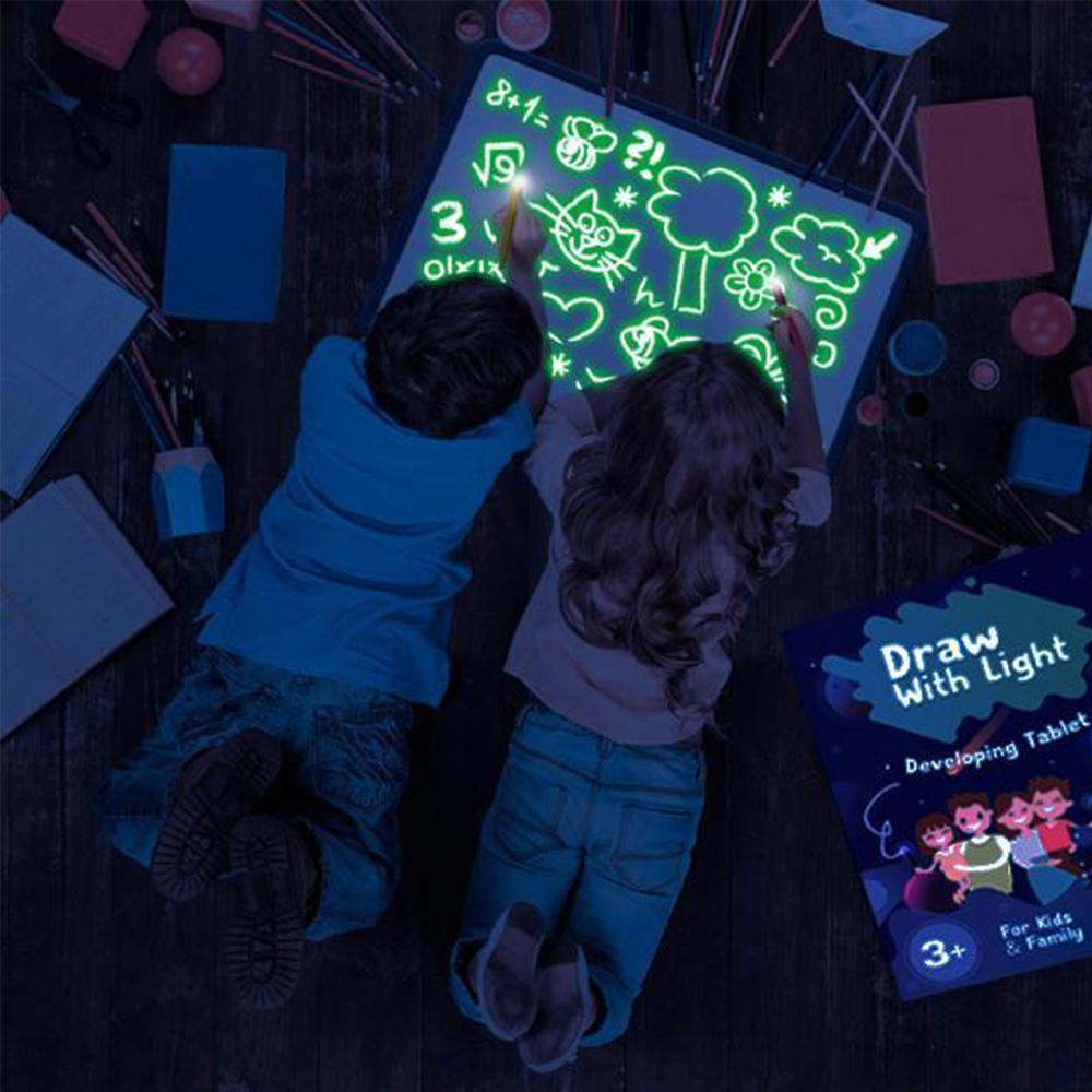 🌟 Magisches LED-Licht-Zeichenbrett - Entfesseln Sie die Kreativität der Kinder! ☀