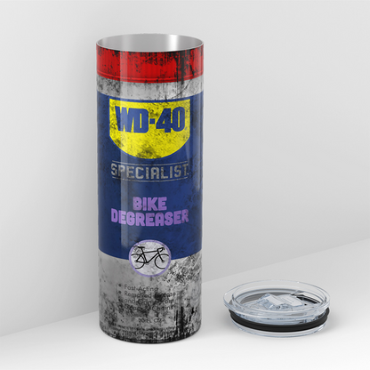 Thermosbecher mit kreativem Schmutzmuster