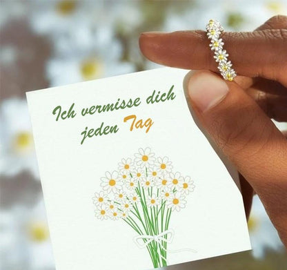 Ich vermisse dich jeden Tag Ring