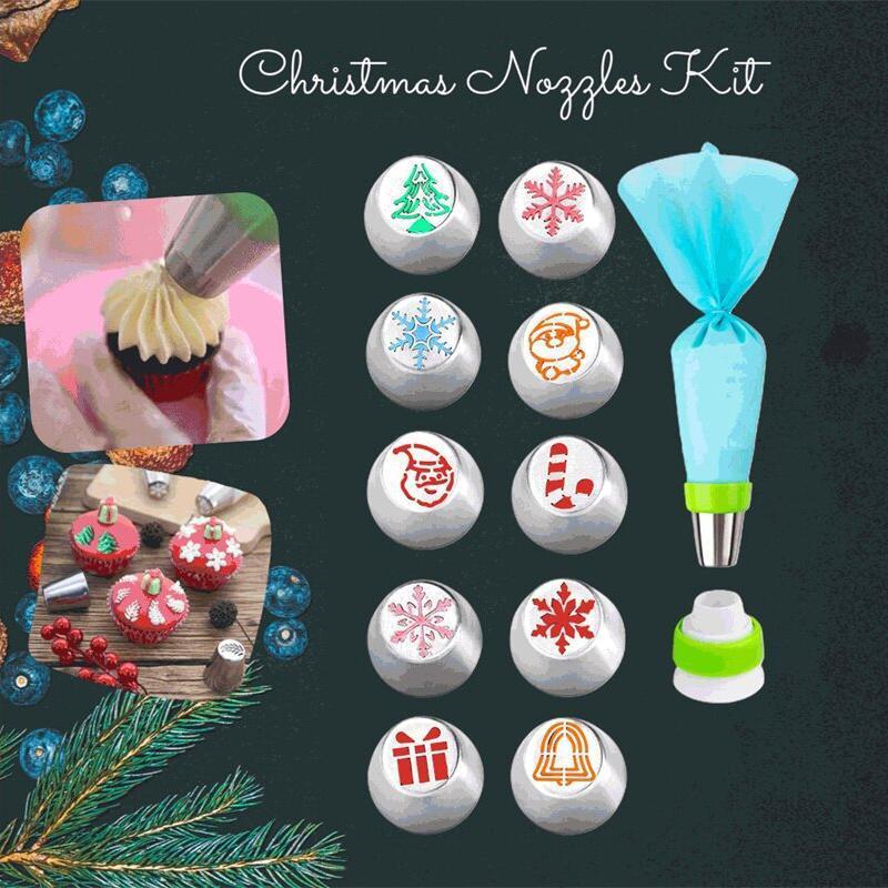 Weihnachts-Düsen-Set (10 PCS）)
