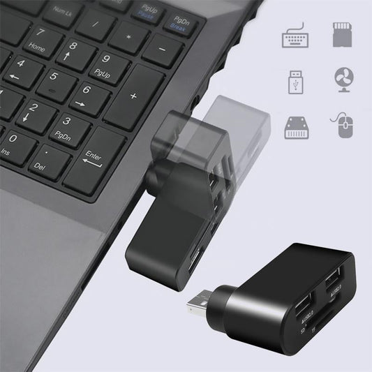 4 in 1 drehbarer USB