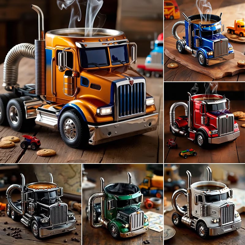 Handgefertigte Truck Kaffeetasse