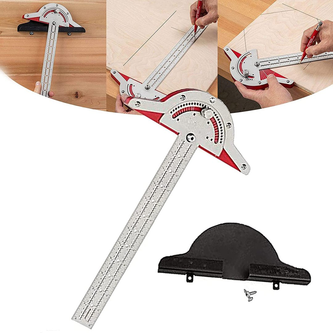 Einstellbares Messlineal für die Holzbearbeitung