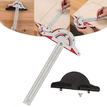 Einstellbares Messlineal für die Holzbearbeitung