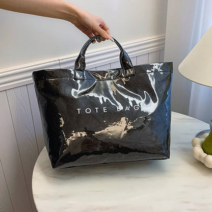 Damen Tasche mit Buchstaben-Print