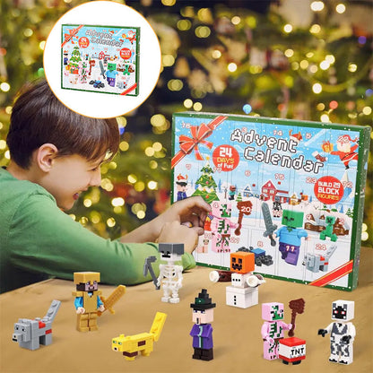 Weihnachts-Adventskalender 2024 mit 29 Figuren