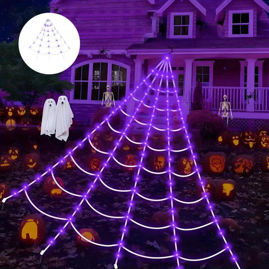 🎃Hängelampe mit Spinnennetz-Design für Raumdekoration
