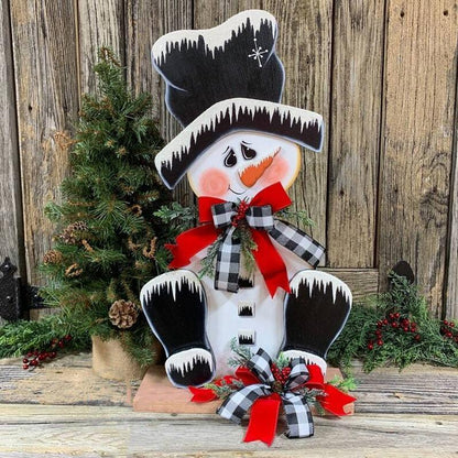 Weihnachten Schneemann Dekoration Handwerk