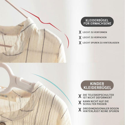 Einziehbarer Kleiderbügel für Kinder