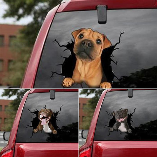 Auto Fenster Hund Aufkleber