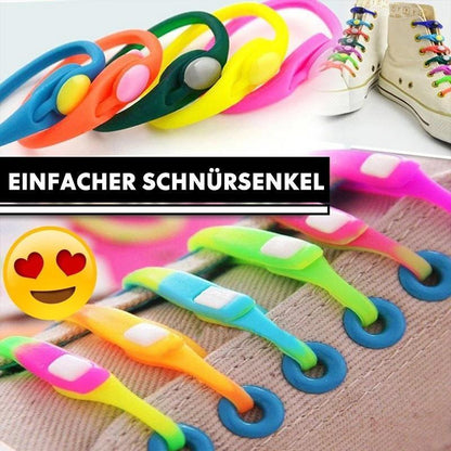 Einfache Schnürsenkel (Einheitsgröße)12 PCS SET
