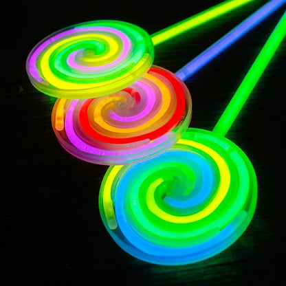 Lutscher Fluoreszierende Windmühle