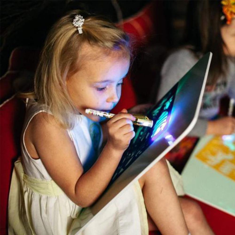 🌟 Magisches LED-Licht-Zeichenbrett - Entfesseln Sie die Kreativität der Kinder! ☀