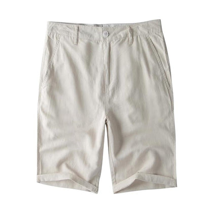 Herren Shorts aus Leinen & Baumwolle