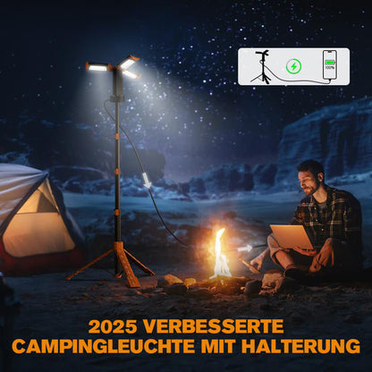 Verbesserte tragbare Campingleuchte mit Halterung