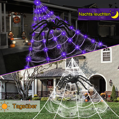 🎃Hängelampe mit Spinnennetz-Design für Raumdekoration