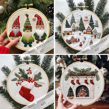🎁Neuankömmling zu Weihnachten🎄Weihnachts Stickerei Set